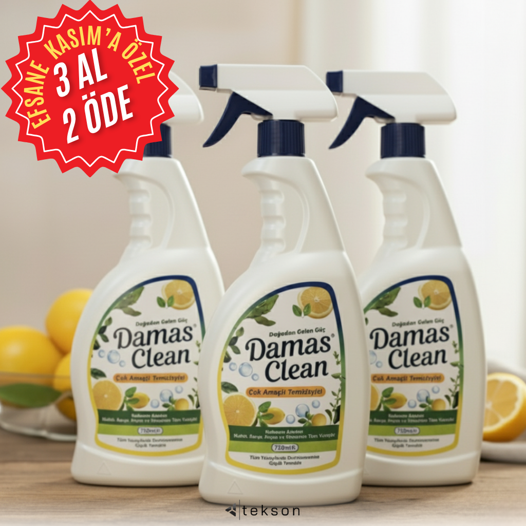 Damas Clean Çok Amaçlı Genel Temizleyici 3 Al 2 Öde