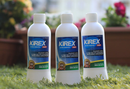 KİREX Duşakabin&Cam yüzeyler için Kireç&Su lekesi Temizleyici 3x500ml